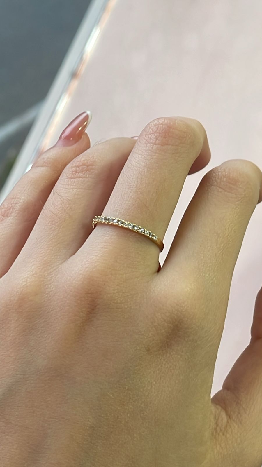 Anillo Bandita Zircones