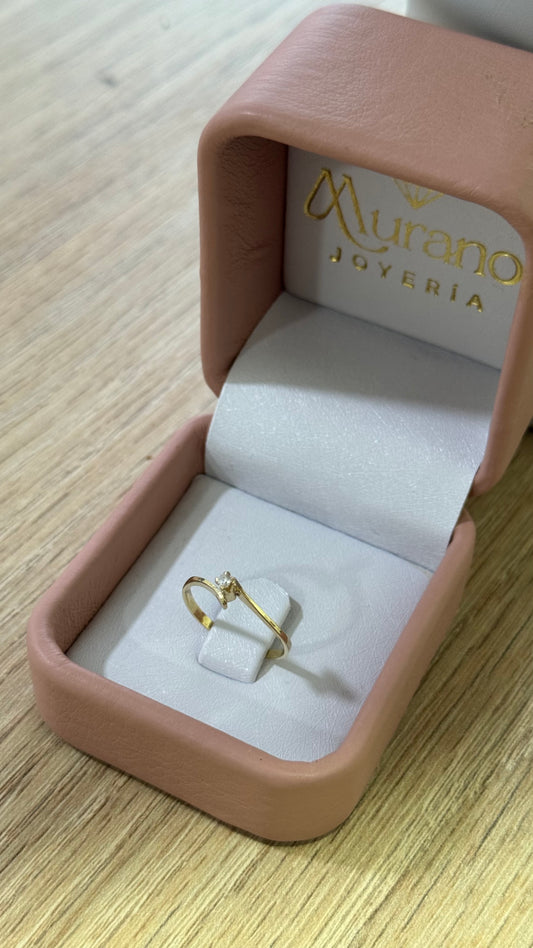 Anillo solitario chispa