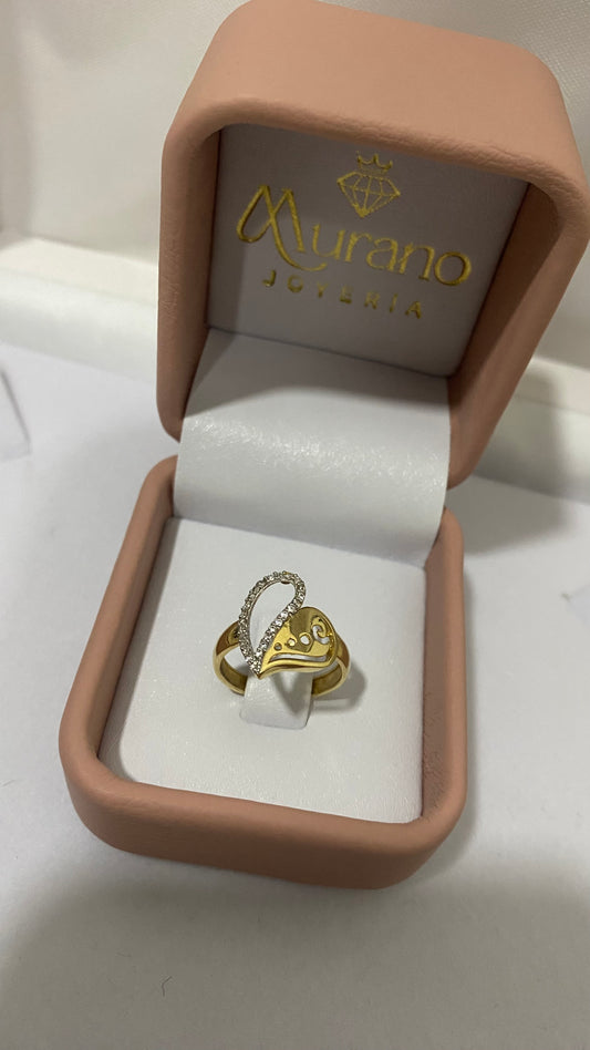 Anillo Medio Corazon