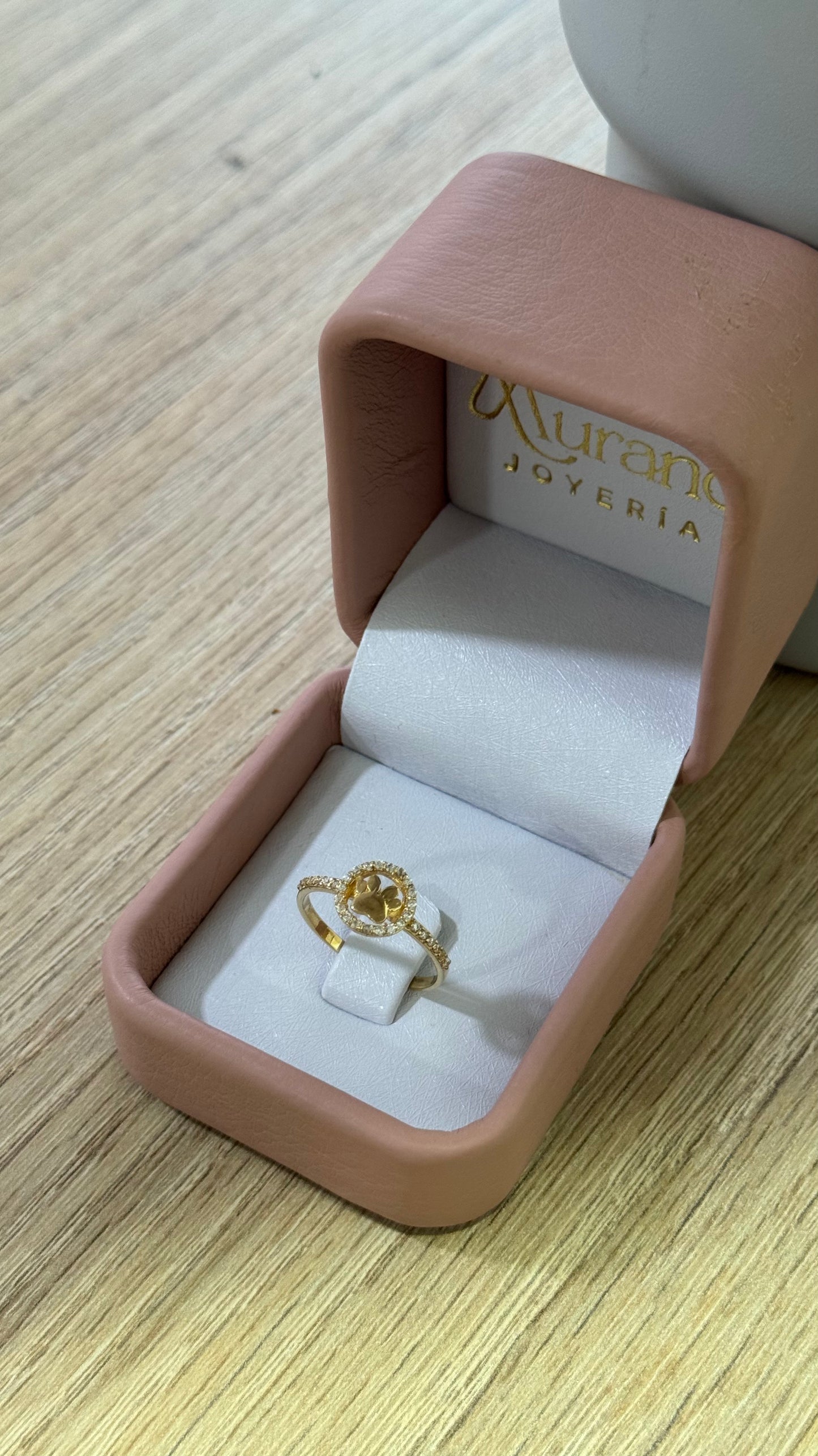 Anillo aro huella